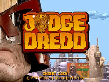 Judge Dredd (rev LA1, prototype) screen shot title